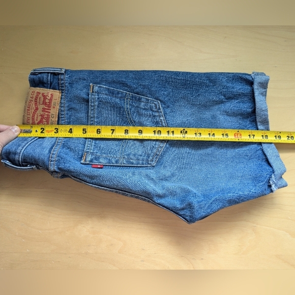 Levi's 501 Men jeans short 100% cotton size 30 in great used condition - Picture 9 of 12